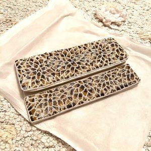 Boutique Beaded Floral Clutch